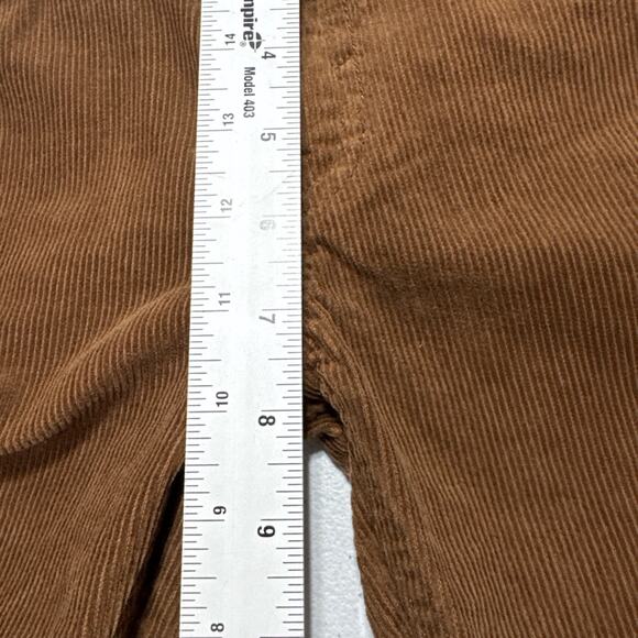 H&M Kids Girls Slim Fit Corduroy Pants Brown Size 6X Adjustable Waist Casual - Picture 7 of 9